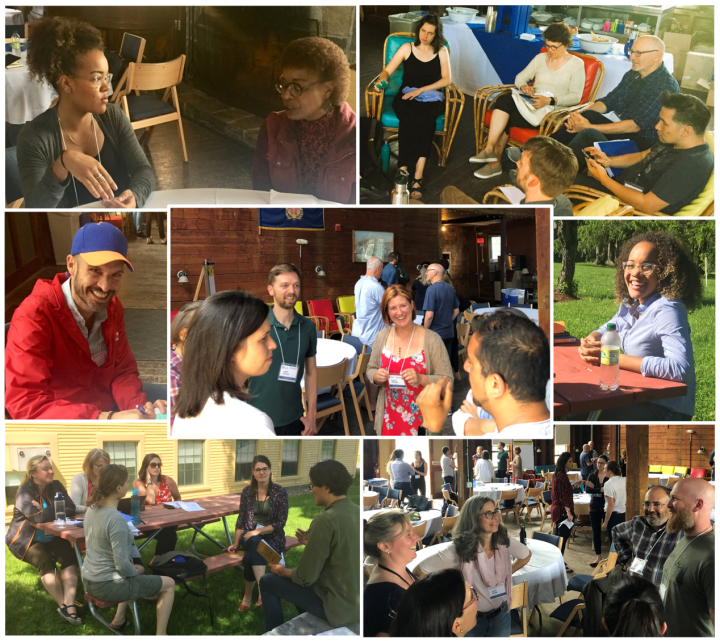 Collage of Change Leader Retreat Photos